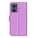 Moto Edge 50 Fusion Pu Wallet Case [Purple]
