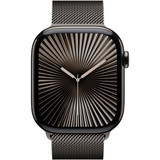 Apple Watch Series 10 GPS + Cellular 46mm Titanium Case [ Slate Milanese Loop M/L  MWYW3 - Slate ]