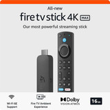 Amazon Fire TV Stick 4K Max (2nd Gen) with Alexa Voice Remote Enhanced (2023)