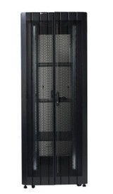 DYNAMIX 42RU Server Cabinet 1000mm Deep (800 x 1000 x 2081mm) Includes 3x fixed shelves - 4x fans - 25x cage nuts - 4x castors - 4x levelling feet Bifold front & rear mesh doors