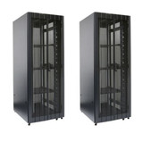 DYNAMIX 47RU Server Cabinet 1000mm Deep (800x1000x2250mm) FLAT PACK 3x fixed shelves - 4x fans - 25x cage nuts - 4x castors - 4x levelling feet Single front & bifold rear mesh doors. 6-Way PDU installed. Black