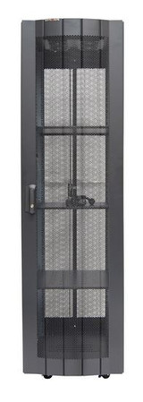 DYNAMIX 45RU Server Cabinet 1000mm deep (600x1000x2181mm) FLAT PACK 3x shelves - 4x fans - 25x cage nuts - 4x castors - 4x levelling feet Single front & bifold rear mesh