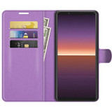 Sony Xperia 1 Iii      PU Wallet Case    [Purple]