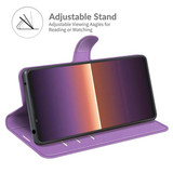 Sony Xperia 1 Iii      PU Wallet Case    [Purple]