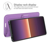 Sony Xperia 1 Iii      PU Wallet Case    [Purple]