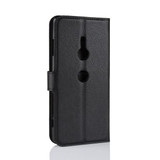 Sony Xperia XZ3      PU Wallet Case    [Black]