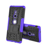 Sony Xperia XZ2      Heavy Duty Case    [Purple]