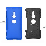 Sony Xperia XZ2      Heavy Duty Case    [Purple]