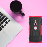 Sony Xperia XZ2      Heavy Duty Case    [Purple]