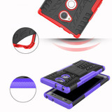 Sony Xperia Xa2 Ultra      Heavy Duty Case    [Red]