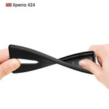 Sony Xperia 1      Leather Texture Case    [Black]