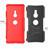 Sony Xperia XZ3      Heavy Duty Case    [Purple]