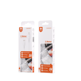 Vipfan Charge Cable (X5) - Lightning [ 2M - White ]