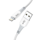 Fast Charging Nylon Braided USB Cable (X70) [Lightning - White] 