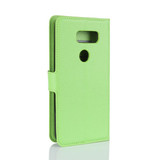 LG V30+      Pu Wallet Case    [Green]