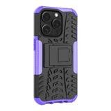 Apple iPhone 15 Pro Heavy Duty Case Purple