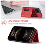 Apple iPhone 14 Plus Magnetic Wallet Red