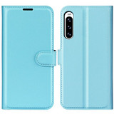 Sony Xperia 10 V      Pu Wallet Case    [Lightblue]