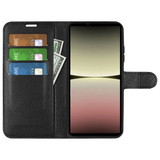 Sony Xperia 10 V      Pu Wallet Case    [Black]