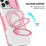 Apple iPhone 13 Pro Max Magsafe Sliding Cover Case PinkWhite
