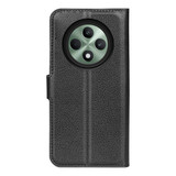 Oppo Reno 12F 5G      Pu Wallet Case    [Black]