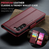 Samsung Galaxy S24      Pu Wallet Case    [Maroon]