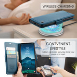 Samsung Galaxy S24      Pu Wallet Case    [Navy]