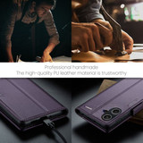 Xiaomi Redmi Note 13 Pro+ 5G      Pu Wallet Case    [Purple]