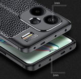 Xiaomi Redmi Note 13 Pro Plus 5G      Leather Texture Case    [Black]