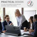 Samsung Galaxy S22+      Pu Wallet Case    [Black]