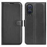Oneplus Nord Ce4 Lite      Pu Wallet Case    [Black]