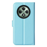 Oppo Reno 12F 5G      Pu Wallet Case    [Lightblue]