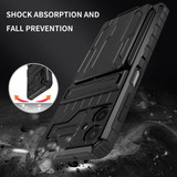 Samsung Galaxy A06 4G  Kickstand Heavy Duty Case [Black]