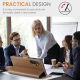 Samsung Galaxy A25 5G      Pu Wallet Case    [Brown]