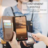 Samsung Galaxy A25 5G      Pu Wallet Case    [Brown]