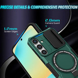 Samsung Galaxy S24 Fe      Magsafe Sliding Cover Case    [Teal]