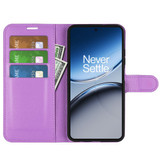 Oneplus Nord 4      Pu Wallet Case    [Purple]