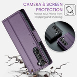 Samsung Galaxy S22      Pu Wallet Case    [Purple]