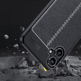 Samsung Galaxy A06 4G      Leather Texture Case    [Black]