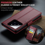 Xiaomi 14      Pu Wallet Case    [Maroon]