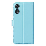 Oppo A60 4G      Pu Wallet Case    [Lightblue]