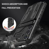 Samsung Galaxy S24 Fe  Kickstand Heavy Duty Case [Black]