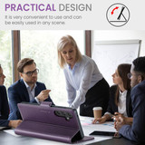 Samsung Galaxy A55 5G      Pu Wallet Case    [Purple]