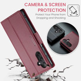 Samsung Galaxy A25 5G      Pu Wallet Case    [Maroon]