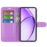 Oppo A80 5G      Pu Wallet Case    [Purple]