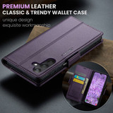 Samsung Galaxy A25 5G      Pu Wallet Case    [Purple]