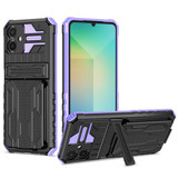 Samsung Galaxy A06 4G  Kickstand Heavy Duty Case [Purple]