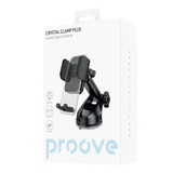 Proove Crystal Clamp Plus Suction Type Car Holder [Black]