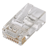 IDEAL INDUSTRIES CAT6 UTP RJ45 Push Through Plug - Jar of 100 (30-496)