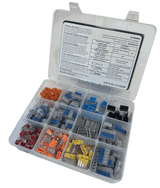 IDEAL INDUSTRIES Push-In & Lever Wire Connector Kit - 80 Pieces (10x 2 & 3 Port, 5x 5 Port, 10x 4 & 6 Port, 15x Spliceline) - Product Code: 80PC-KIT